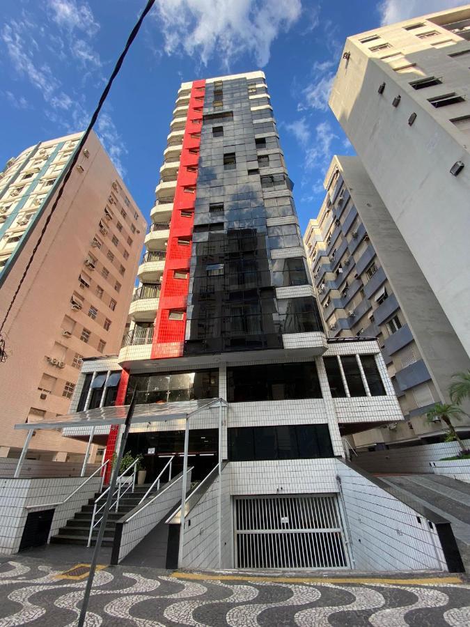 Flat - Acomoda Ate 4 Hospedes - Bairro Do Gonzaga - Santos Sp Ngoại thất bức ảnh
