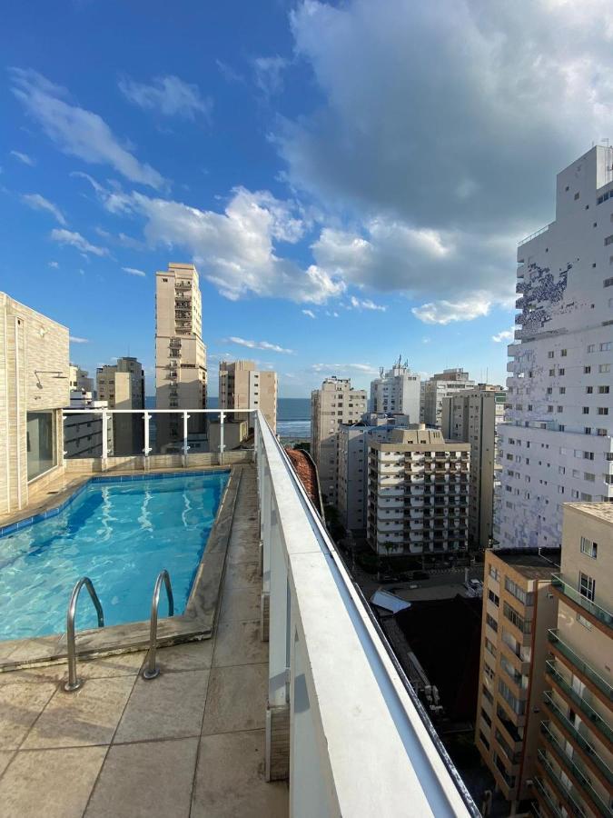 Flat - Acomoda Ate 4 Hospedes - Bairro Do Gonzaga - Santos Sp Ngoại thất bức ảnh