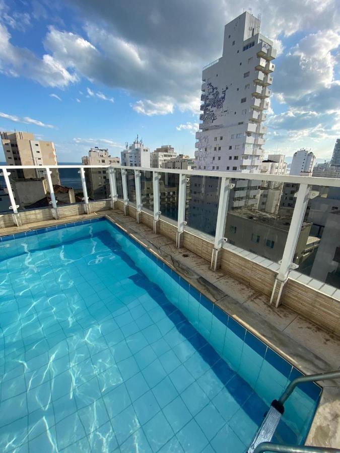 Flat - Acomoda Ate 4 Hospedes - Bairro Do Gonzaga - Santos Sp Ngoại thất bức ảnh