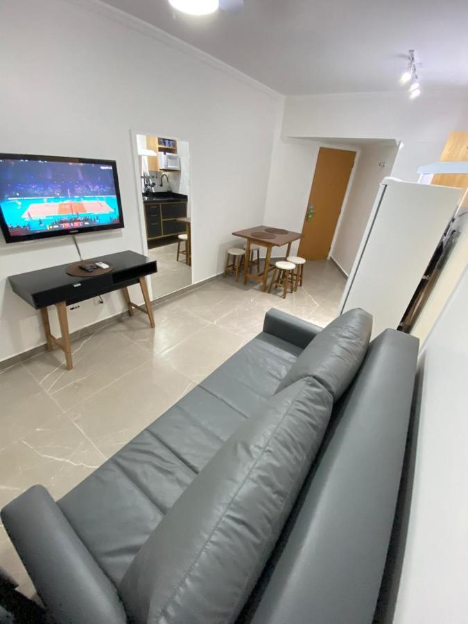 Flat - Acomoda Ate 4 Hospedes - Bairro Do Gonzaga - Santos Sp Ngoại thất bức ảnh